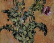 克劳德 莫奈 : Vase of Poppies